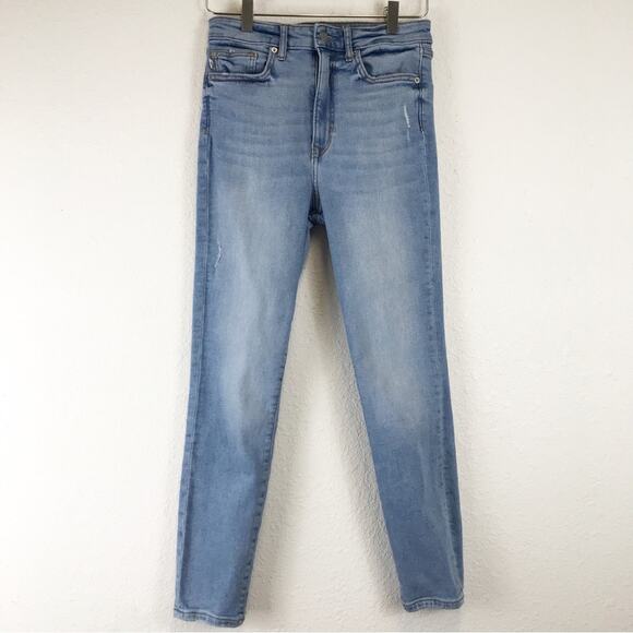Lovers and Friends Mason High Rise Skinny Jeans in Carmelita Cropped Light Wash - Picture 1 of 14